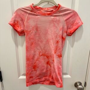 lululemon athletica Coral Tie-Dye Swiftly Tech Short Sleeve